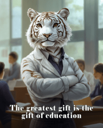 The greatest gift is the gift of education