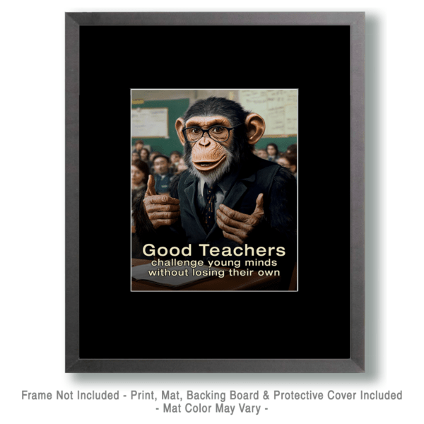 Good teachers challenge young minds without losing their own. art