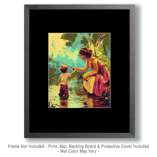 Fairy Fishing with a Friend Art