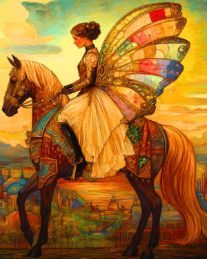 Fabulous Fae on Her Horse