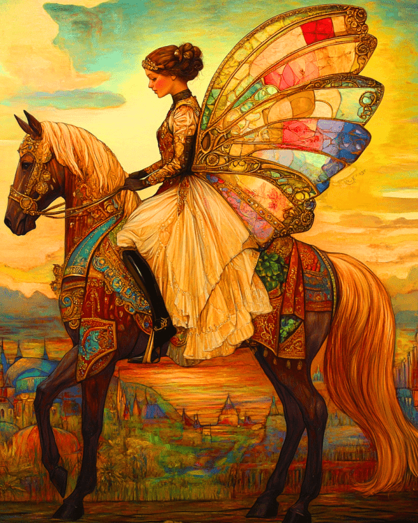 Fabulous Fae on Her Horse