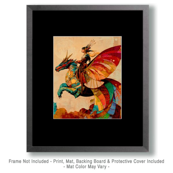 Panasian Fairy on Her Dragon Art