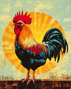 70's Style Rooster