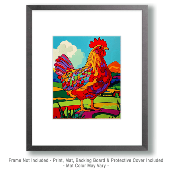 Sunny Day Rooster Art