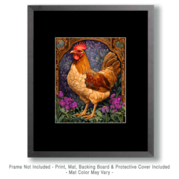 Big Brown Hen Art