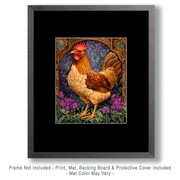 Big Brown Hen Art