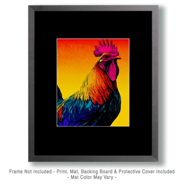 Dazzling Rooster Art