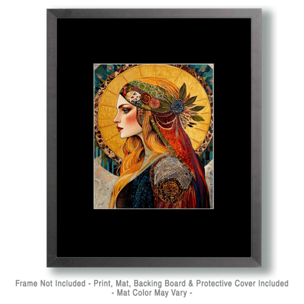 Freya in Headress Art