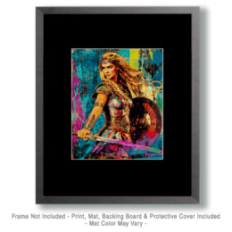 Fierce Warrior Freya Art