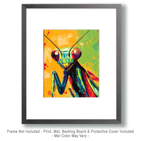 Pop Art Praying Mantis Artwork