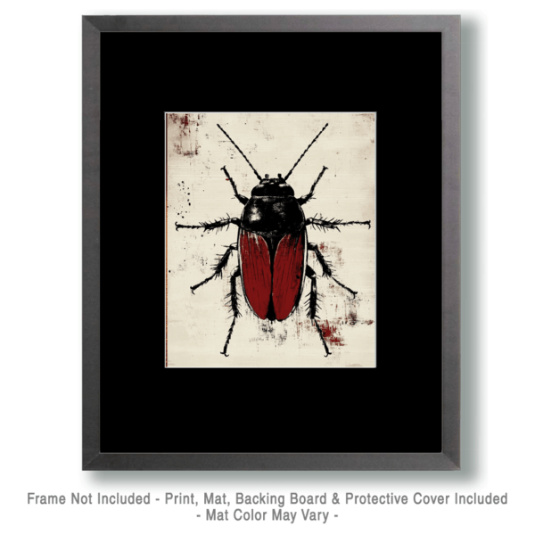 Grunge Cockroach Art