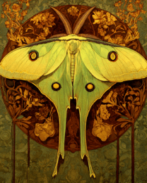 Deco Luna Moth