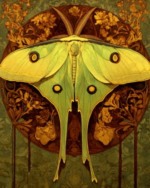 Deco Luna Moth