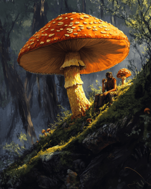 Resting Under a Shroom