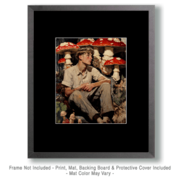 He Loves His Shrooms Art