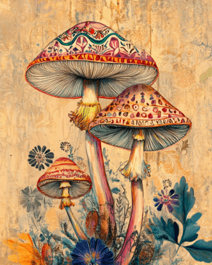 70's Shroom Art