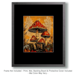 Nouveau Shrooms Art