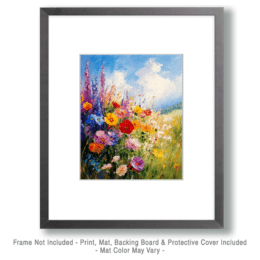 Burst of Wildflowers Art