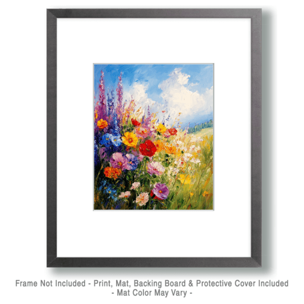 Burst of Wildflowers Art