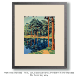 Camp Sabattis Shoreline Art