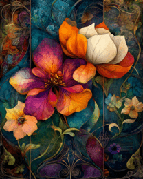 Nouveau Floral Still-Life