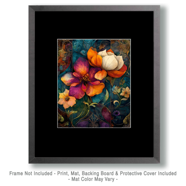 Nouveau Floral Still-Life Art