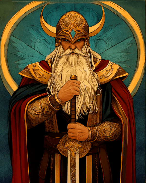 Odin with Sword