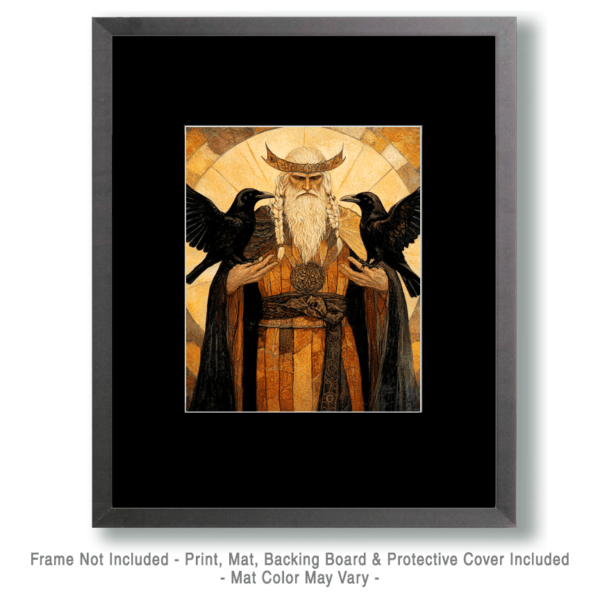 Odin With Baldur and Hermod Art