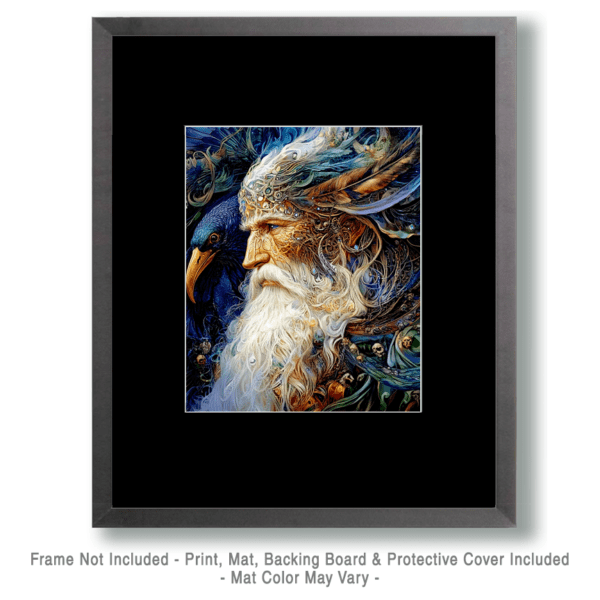 Odin with Baldur Art