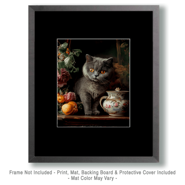 British Shorthair Kitten Art