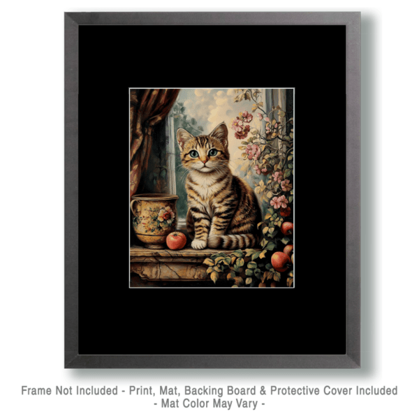 Tabby Kitten Portrait Art