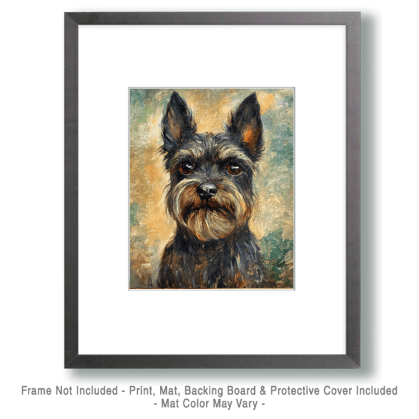 Schnauzer Portrait Art