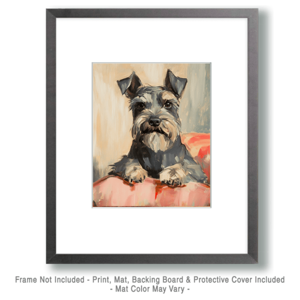 Attentive Schnauzer Art