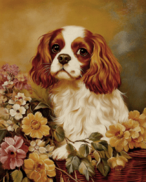 Vintage Cavalier King Charles Spaniel