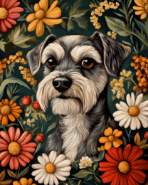 Floral Schnauzer