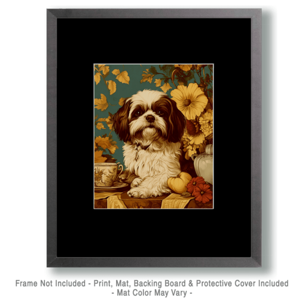 Vintage Shih Tzu Art