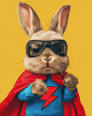 Zip Zap the Bunny Hero