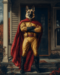 German Shepard Home Guardian Hero