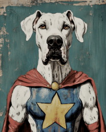 Vintage Great Dane Hero