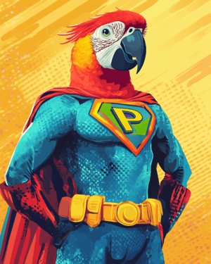 Parrot Friend and Hero