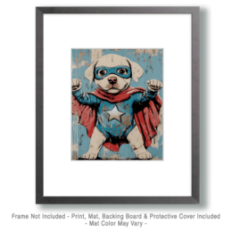 Vintage Labrador Retriever Puppy Hero Art