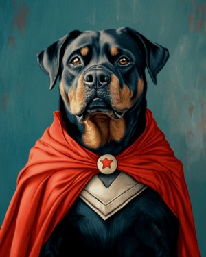 Loyal Rottweiler Friend and Hero