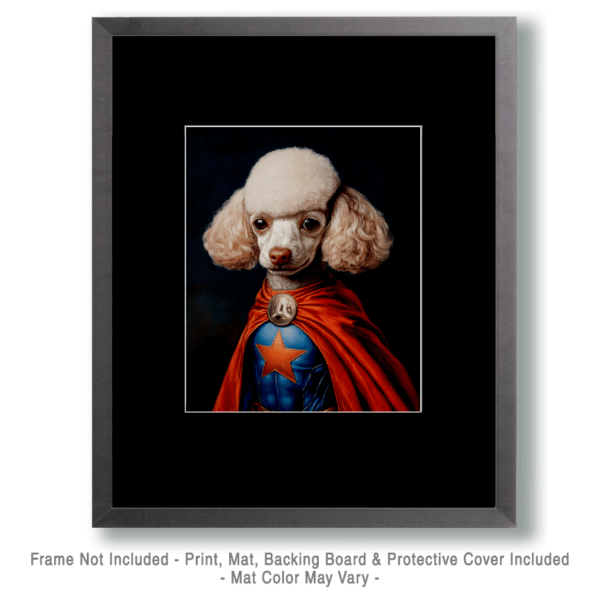 Polly the Poodle Ready for Anything Art