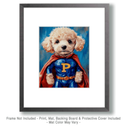 My Poodle Hero Art