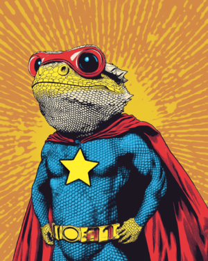 Bob the Bearded Dragon hero