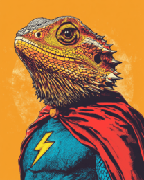 Zapper the Bearded Dragon Hero