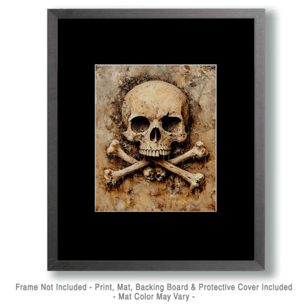 Skull and Crossed Bones Art