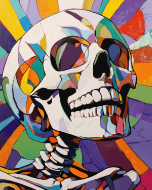 Pop Art Skull