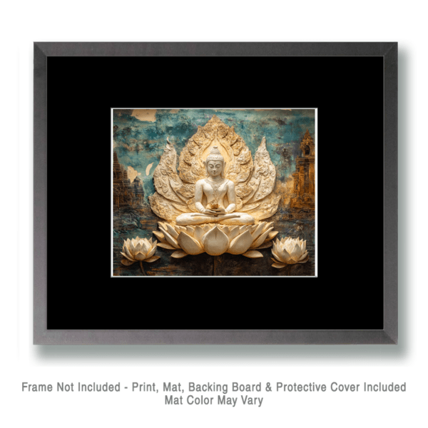 Lotus Buddah Art