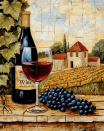 Tuscan Wine Still-Life